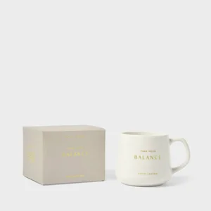 PORCELAIN MUG | FIND YOUR BALANCE | 9cm x 11.5cm x 11.5cm - image 1