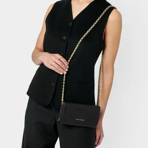 RUBI CHAIN CROSSBODY PURSE | Black | 11cm x 20cm x 2.3cm - image 3
