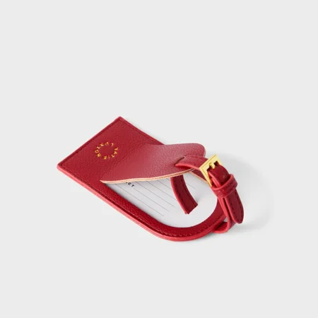 SENTIMENT LUGGAGE TAG | VACAY LOVE LAUGHTER | Garnet Red | 11cm x 6cm x 0.5cm - image 2