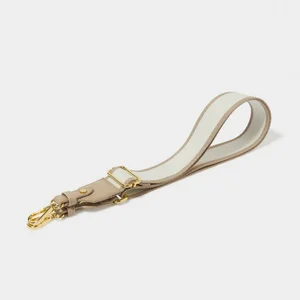 CANVAS STRAP | Light Taupe Stripe | 135cm x 4cm x 1.5cm - image 1