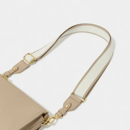 CANVAS STRAP | Light Taupe Stripe | 135cm x 4cm x 1.5cm - image 2
