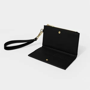 ZANA FOLD OUT WRISTLET PURSE | Black | 11cm x 19cm x 2cm - image 2