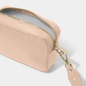 ZANA MINI CROSSBODY BAG | Nude Pink | 13cm x 19cm x 5cm - image 3