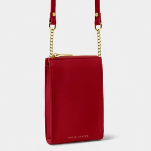ZANA SLIM CROSSBODY BAG | Garnet Red | 18cm x 12cm x 5cm - image 1