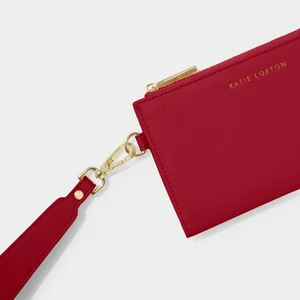 ZANA WRISTLET PURSE | Garnet Red | 11cm x 19cm x 2cm - image 1