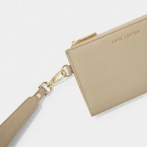 ZANA WRISTLET PURSE | Light Taupe | 11cm x 19cm x 2cm - image 1