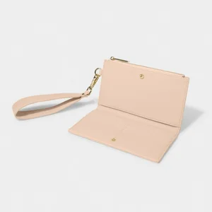 ZANA WRISTLET PURSE | Nude Pink | 11cm x 19cm x 2cm - image 2