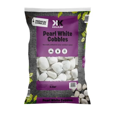 KK. Premium Pearl White Cobbles