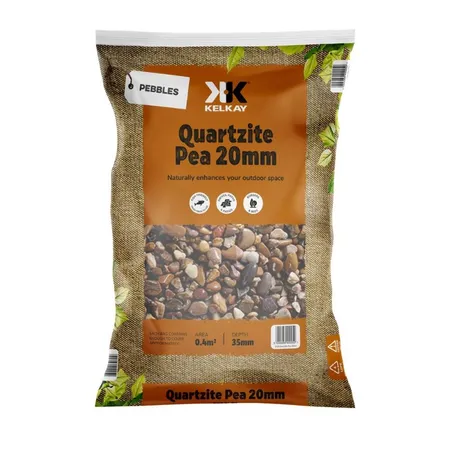 KK. Quartzite Pea Gravel 20mm