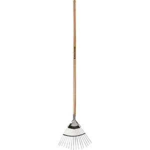 Kent & Stowe Garden Life Lawn & Leaf Rake Stainless Steel