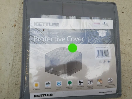 Kettler Protective Cover Grande Fire Pit Table Grey