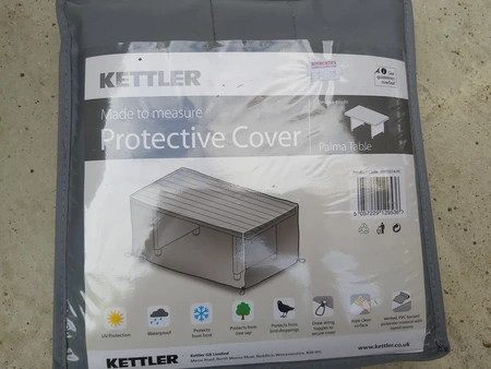 Kettler Protective Cover Palma Casual Table Grey