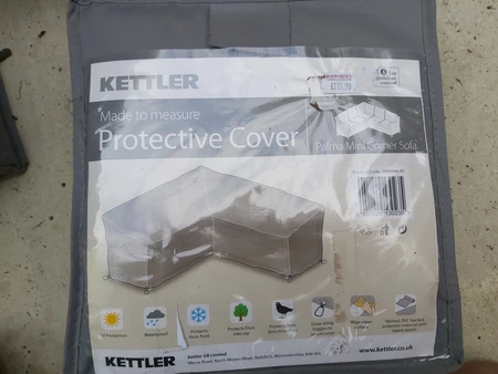 Kettler Protective Cover Palma Mini Corner Sofa Grey