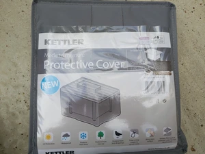 Kettler Protective Cover Palma Mini Fire Pit Table Grey