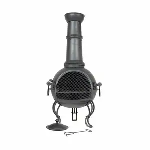 LH Murcia Steel Chiminea XL Black