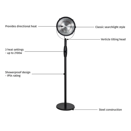 LH Vintage Searchlight Heater - image 4
