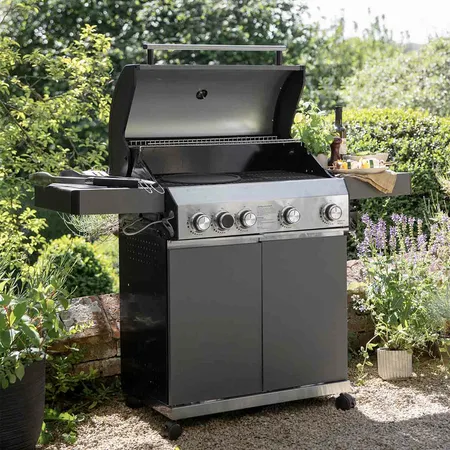 L/Grow Grillstream Classic Hybrid 4 Burner Matt Grey - image 1