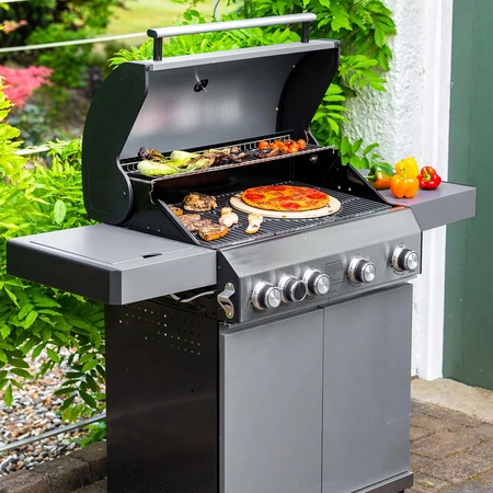 Leisuregrow Grillstream Classic Hybrid 4 Burner Matt Grey - image 2