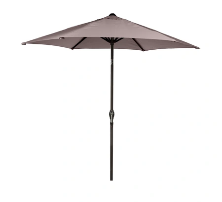 L/Grow Horizon 3m Crank & Tilt Parasol Taupe