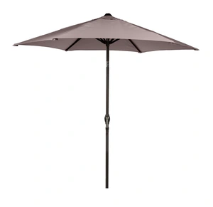 Leisuregrow Soleil 2.2m Crank & Tilt Parasol Taupe