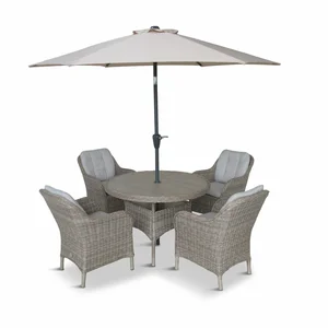 L/Grow St Tropez 4 Seat Dining Set Sand