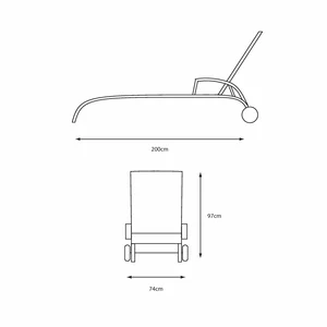 L/Grow Turin Sunlounger - image 2