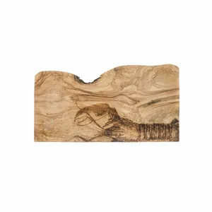 Olive Wood - Rustic rectangular Chopping Board - Lobster