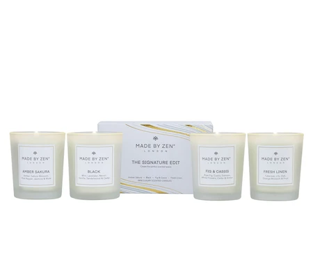 Zen Signature Gift Set SIGNATURE CANDLE 4PACK - image 1