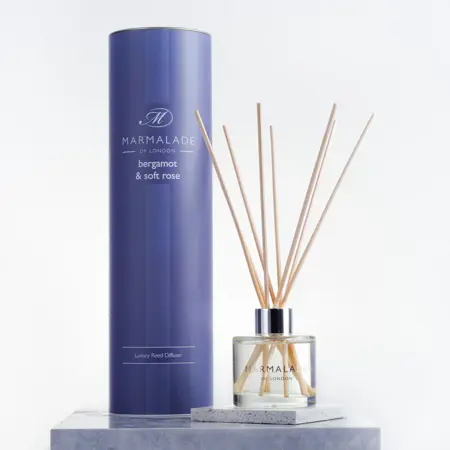 Marmalade Bergamot & Soft Rose Reed Diffuser Set