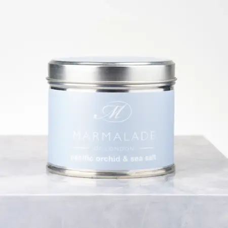 Marmalade Pacific Orchid & Sea Salt Tin Candle