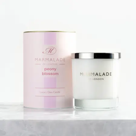 Marmalade Peony Blossom Boxed Candle