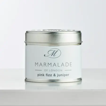 Marmalade Pink Fizz & Juniper Tin Candle