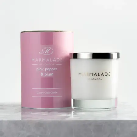 Marmalade Pink Pepper & Plum Boxed Candle