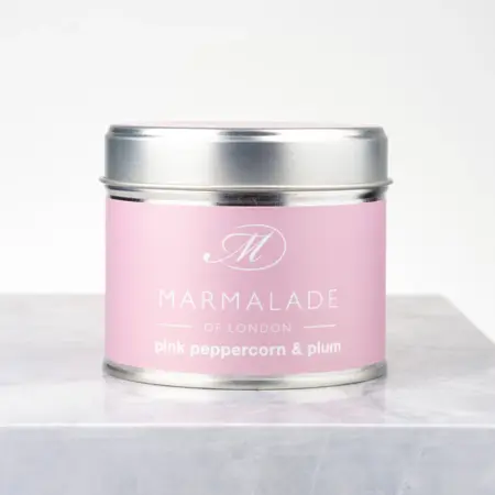 Marmalade Pink Pepper & Plum Tin Candle