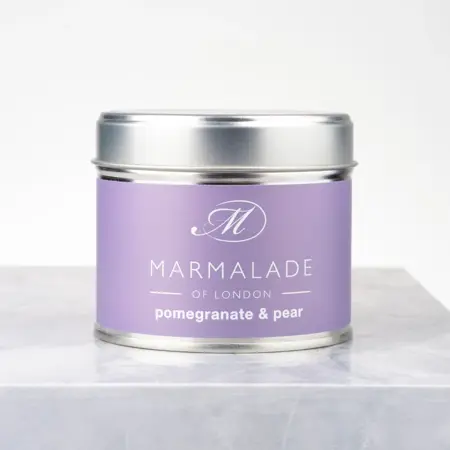 Marmalade Pomegranate & Pear Tin Candle