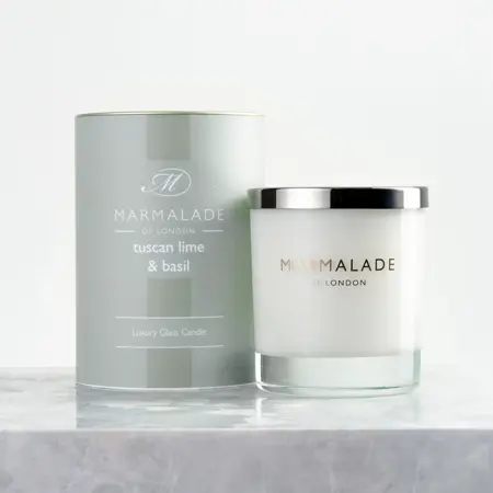 Marmalade Tuscan Lime & Basil Boxed Candle
