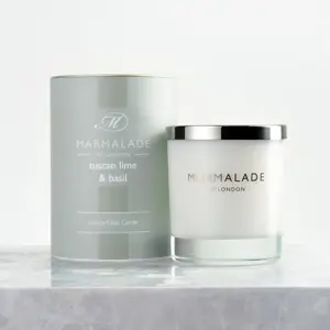 Marmalade Tuscan Lime & Basil Boxed Candle