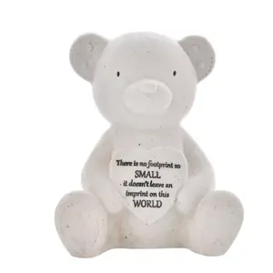 Thoughts Of You Graveside Teddy & Heart