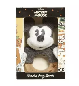 Mickey Mouse Wooden Ring Rattle