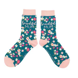 Beautiful Mum Socks Teal