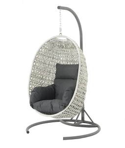 Monterey Single Hanging Cocoon & Cushions Dove Grey