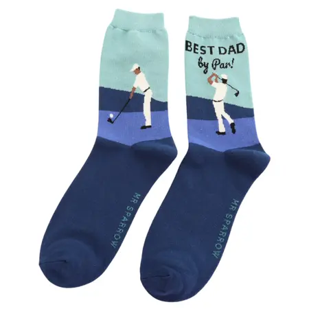Mr Sparrow Best Dad Golfer Navy