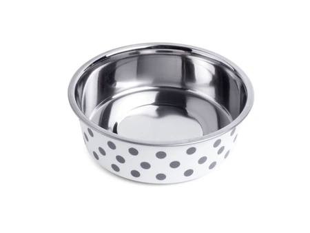 P/Face Bella Bowl Grey Spots 14cm