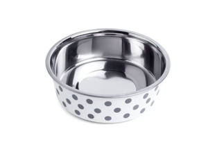 P/Face Bella Bowl Grey Spots 14cm