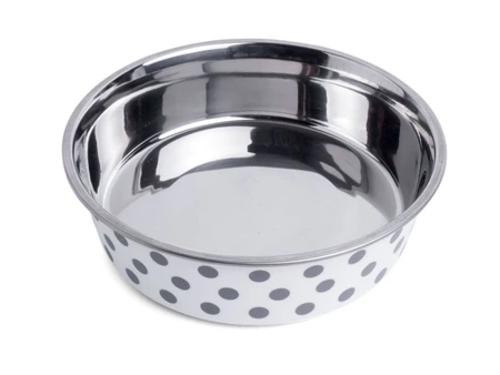 P/Face Bella Bowl Grey Spots 17cm