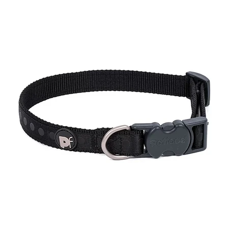 Petface Black Tonal Dots Dog Collar Medium