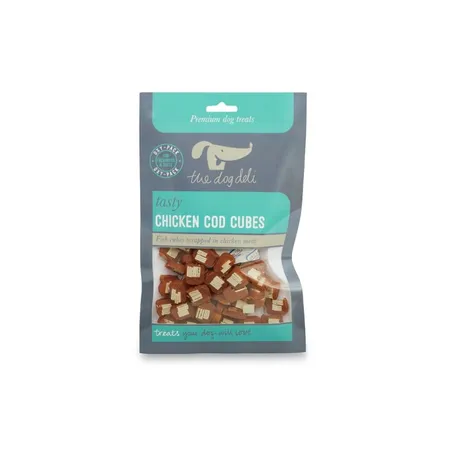 P/Face Dog Deli Chicken Cod Cubes 100g