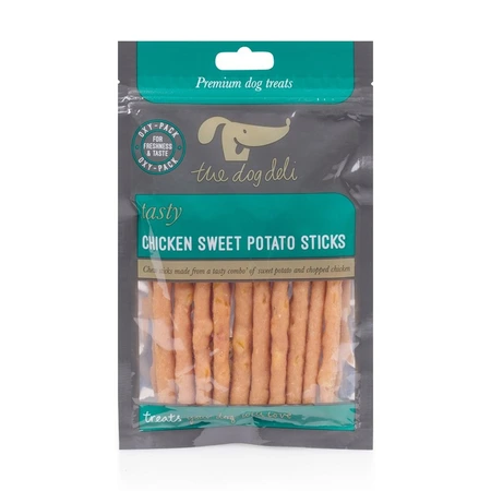 P/Face Dog Deli Chicken Sweet Potato Sticks 100g