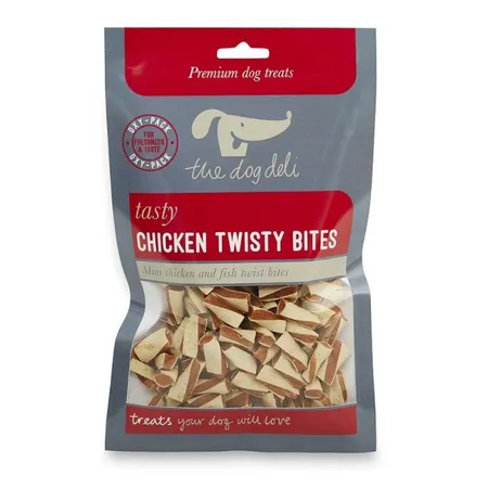 P/Face Dog Deli Chicken Twisty Bites 100g