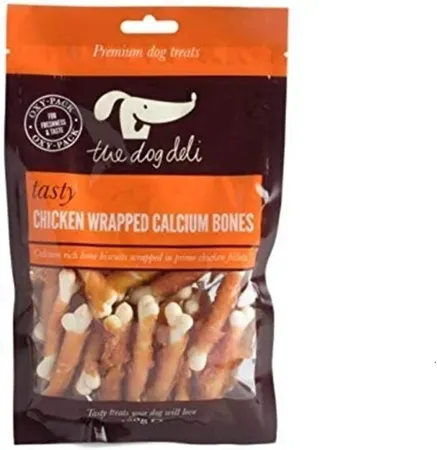 P/Face Dog Deli Chicken Wrapped Banana 100g